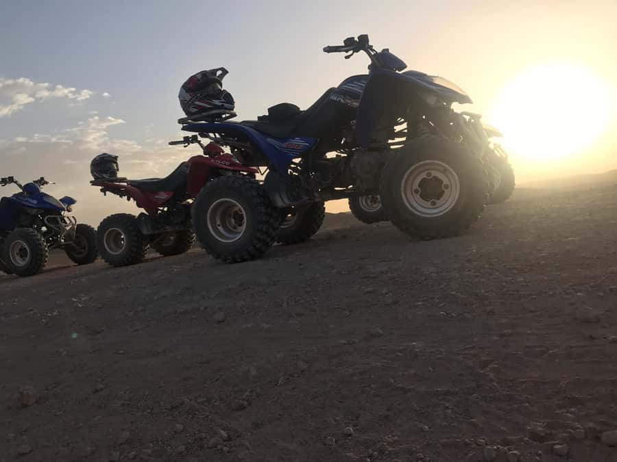 Marrakesh: Agafay Desert Quad & Camel Tour with Dinner - Dinner in a Berber tent, tea break, and evening entertainment