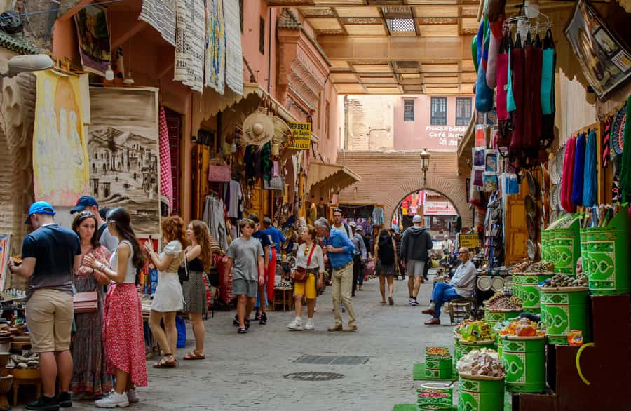Marrakesh: Bahia Palace, Ben Youssef Medersa & Secret Garden - Bahia Palace courtyards: stucco, zellij, cedar, and the calm rhythm of royalty