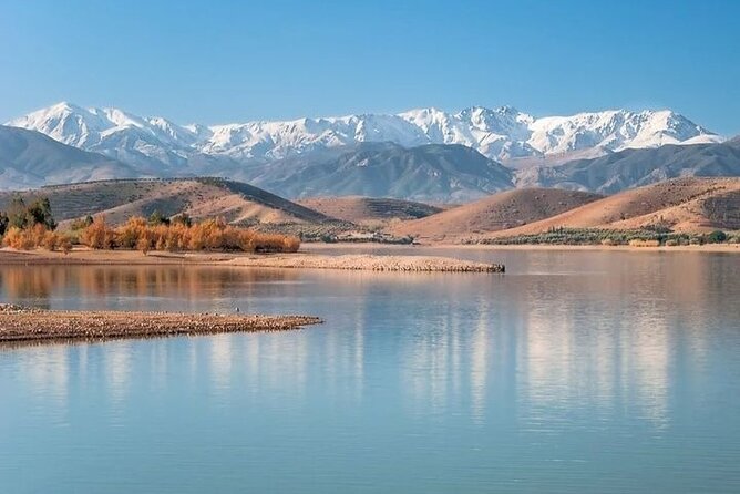 Marrakesh: High Atlas, Agafay desert and Waterfalls Tour - Agafay Stone Desert and Lake Lalla Takarkous