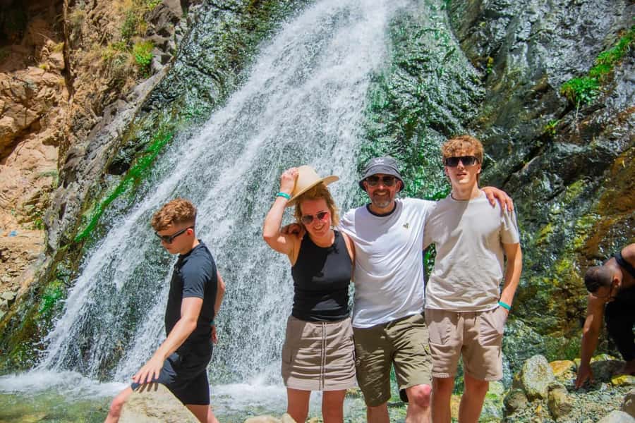 Marrakesh: Ourika Waterfalls, Atlas Mountains, Guide + Lunch - Tnin Ourika: Photo Stops, Village Time, and Mint Tea