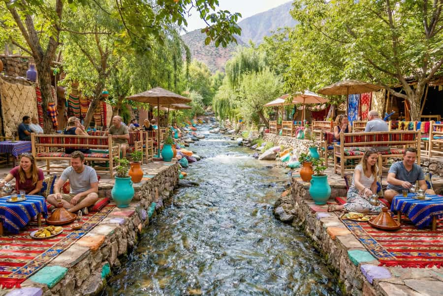 Marrakesh: Ourika Waterfalls, Atlas Mountains, Lunch + Guide - Tnin Ourika: the quick stop that sets the tone