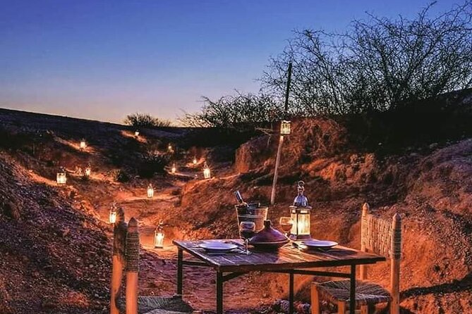 Marrakesh: Sunset Dinner in Agafay Desert with Show & Transfers - Hotel Pickup to Agafay at Dusk: The Easiest Way to Do Desert Night