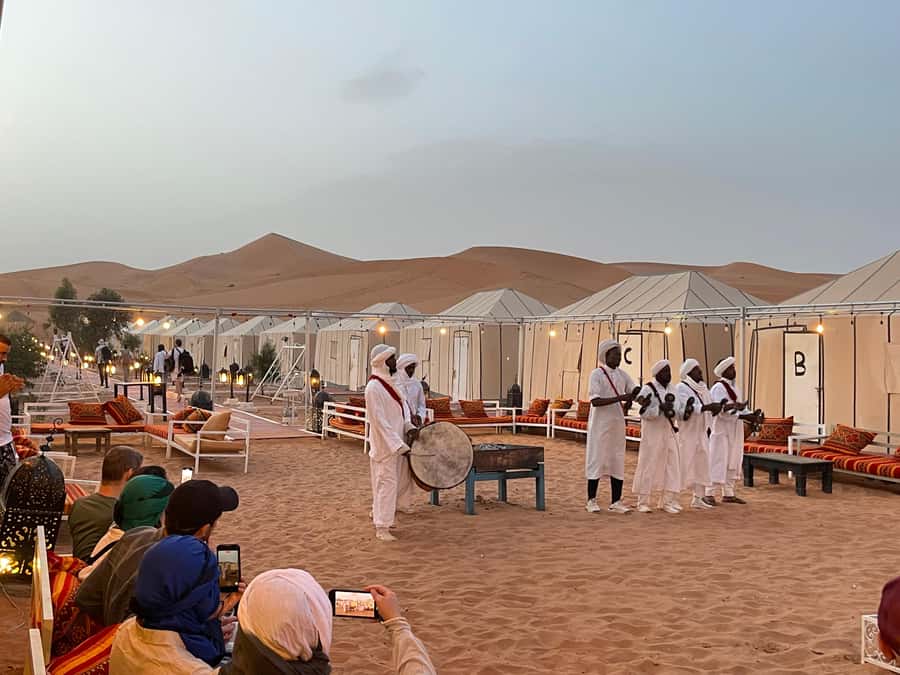 Merzouga: 1-Night in the luxury camp. camel ride & Dinner - Sandboarding and dune time: add play to the adventure