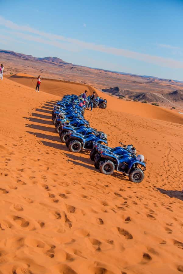 Merzouga : Adventure Quad Bike Safari, & Sandboarding - The Quad Bike Ride: Power, Dirt Trails, and a Guide on Your Shoulder