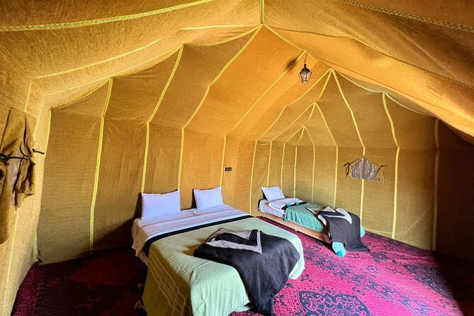 Merzouga Desert Campsite &Camel Excursions - Day 1: From Auberge to Dunes, Sunset Stop, and Sandboarding Fun