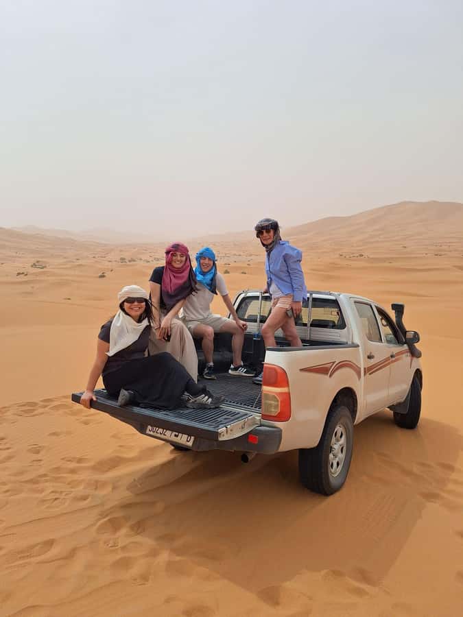 Merzouga: Overnight Stay in Luxury Desert Tent with Dinner - Day 2 sunrise, breakfast with dunes views, and returning your way