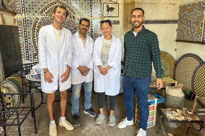 Mosaic workshop in Marrakech - Building Your Mosaic: Assembling Without Guesswork