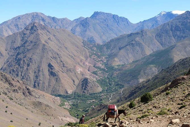 Mount Toubkal Trek-2 day - Day 1 hike up the Mizane Valley toward Aremd and the refuge