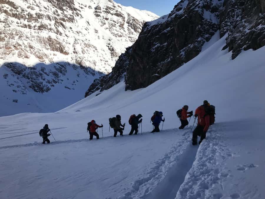 Mt Toubkal Ascent Express Trek 2 Days 1 Nights - The Long Descent Back to Imlil and the Ride Home