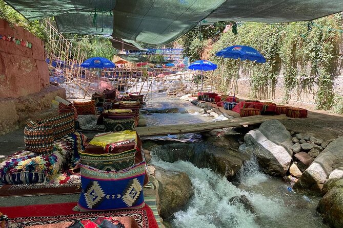 Ourika Valley with Lunch Atlas & Waterfall -Exclusive Day Trip. - Lunch by the Ourika River: Moroccan Food, Vegetarian Option, Real Relax Time