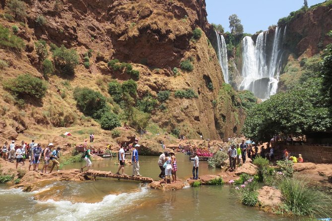 Ouzoud Waterfalls Guided Hike and Boat Trip from Marrakech - The included boat ride near the bottom of Ouzoud
