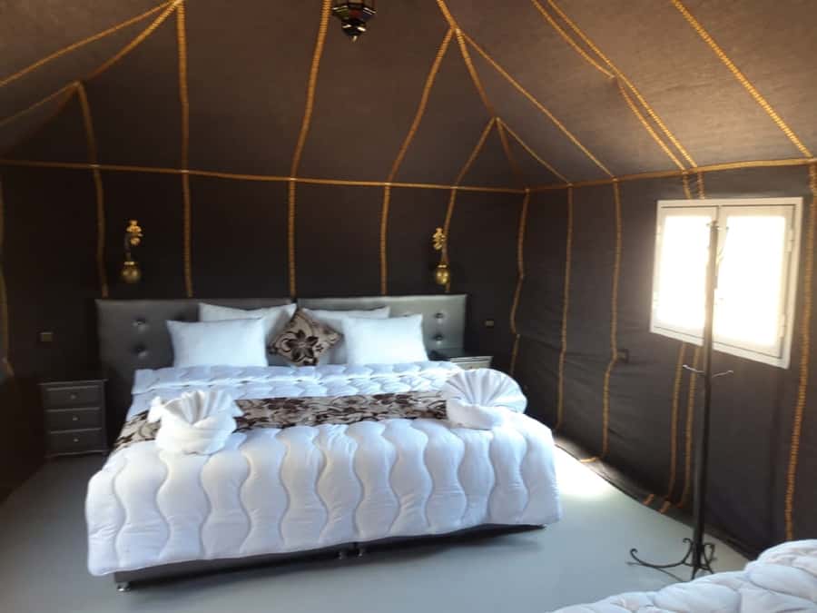 Overnight in Luxury Tent in Desert Camp Erg Chebbi Merzouga - The sunset camel ride across Erg Chebbi dunes