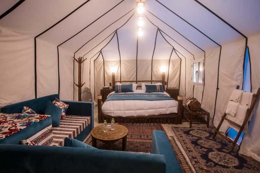 Overnight in Luxury Tent in Desert Camp Erg Chebbi Merzouga - Mint tea welcome and the camp rhythm that makes the night worth it