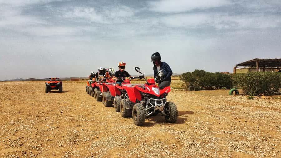 Palmeraie Marrakech Camel Ride & Quad Bike Package Exprience - Pickup, van ride, and what the first minutes feel like