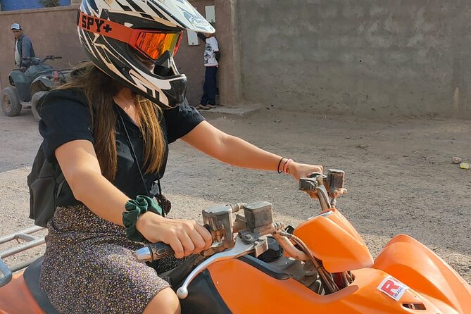 Palmeraie Quad Bike & Traditional Moroccan Spa - Pickup and the drive to the Palmeraie, with Atlas Mountain views