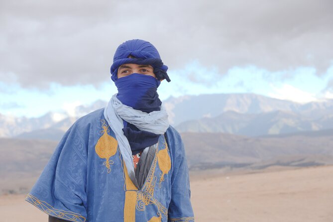 Paragliding with sunset in Agafay desert from Marrakech - Berber terrace tea and the rest house break before you launch