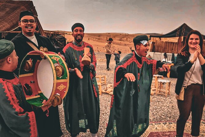 Premium Agafay Desert: Camel, Quad, Dinner & Fire Show - VIP dinner under the stars: tea, food, and a real night rhythm