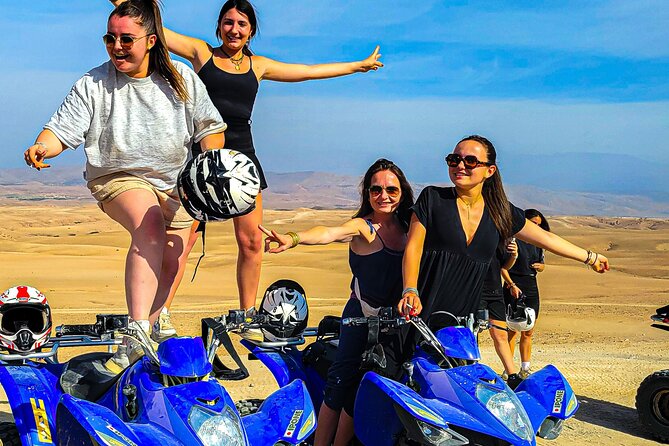 Premium Agafay Desert: Camel, Quad, Dinner & Fire Show - Small-group size means you get pulled along, not lost