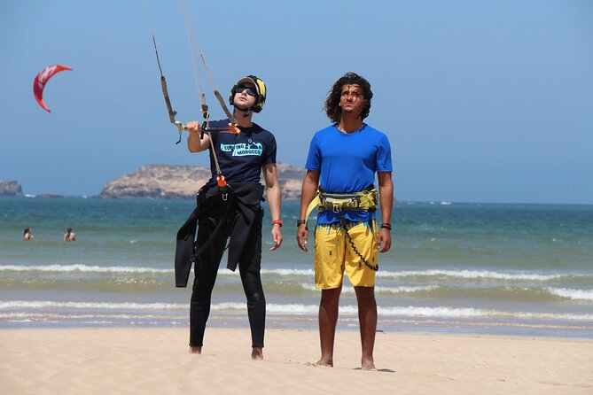 Private Kitesurf Lesson in Essaouira Morocco - Safety briefing and the wind window, taught before you touch the water