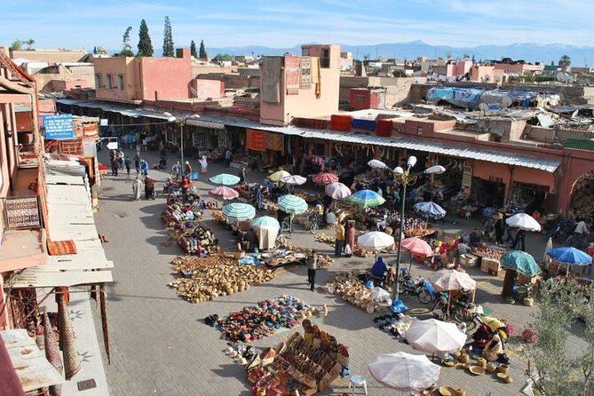 Private Marrakech excursion, camel ride or quad from Casablanca - Passing Majorelle Garden: A Quick Glance, Not the Entry