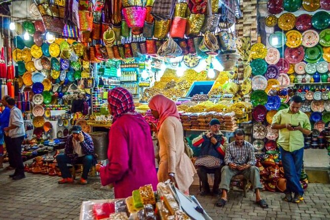 Private Marrakech excursion, camel ride or quad from Casablanca - Jemaa el-Fnaa and Souk Semmarine: Where the Day Becomes Marrakech