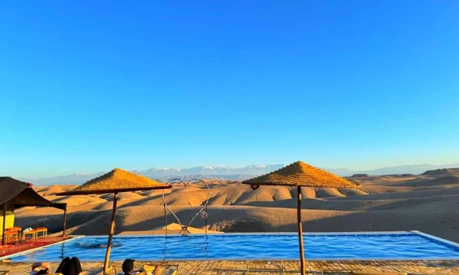 Quad bike and Lunch & Pool in Desert Marrakech Agafay - Quad biking over rugged terrain: adrenaline with a side of scenery