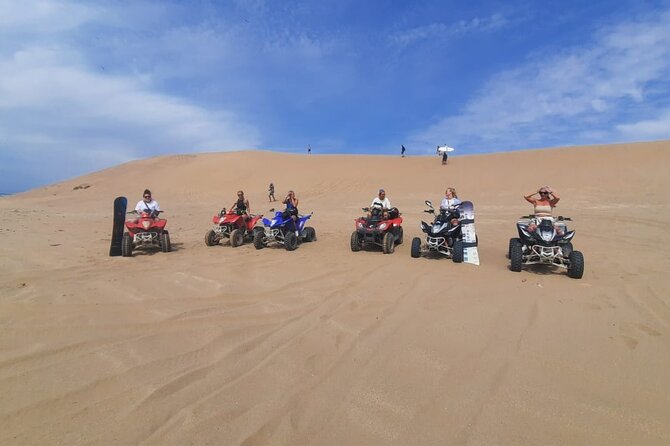 Quad Bike and Sandboarding on Sand Dunes Wild Beach - Price and value: what $73.28 buys you in real time