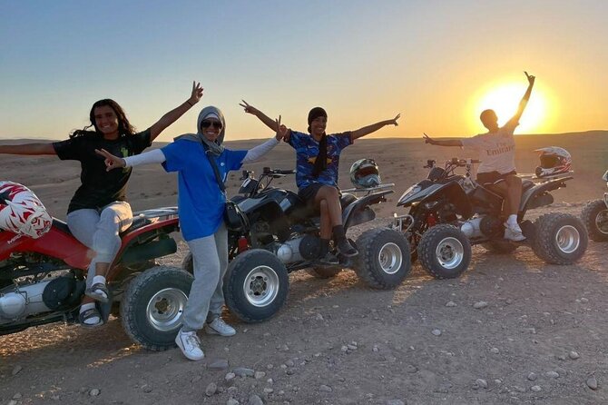 Quad bike tour in agafay desert - Riding the lunar plains: plateaus, villages, and ocher tracks