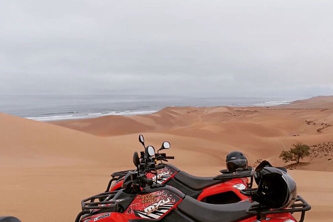 Quad Biking and Sandboarding on Sand Dunes Wild Beach - The 3-hour ride route: coastal trails into dune country