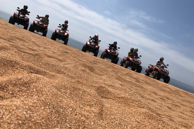 Quad Biking and Sandboarding on Sand Dunes Wild Beach - Quad biking reality check: how to stay comfortable on sand