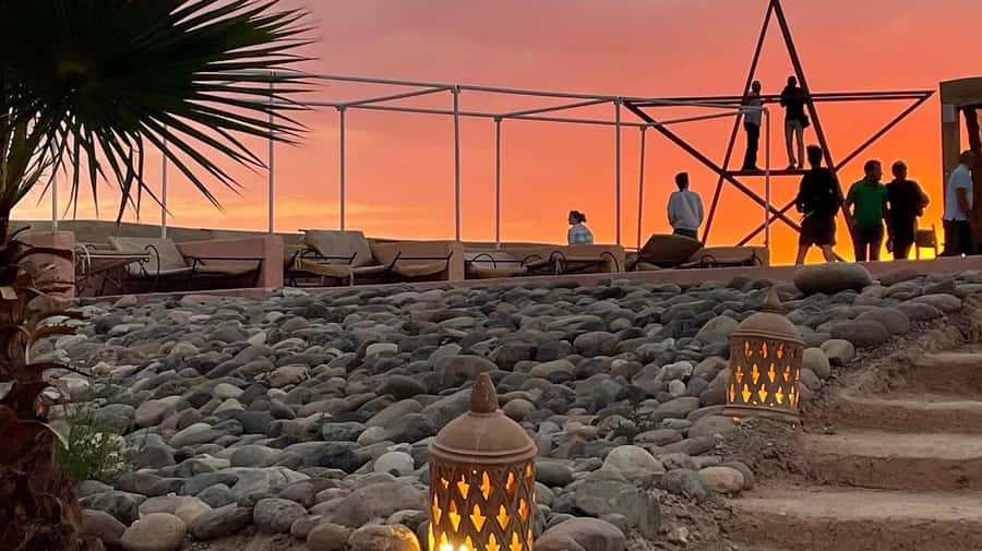 Quad biking, Camel ride, dinner & show at Agafay desert - Dinner Around the Campfire: Moroccan Food in a Candlelit Hut