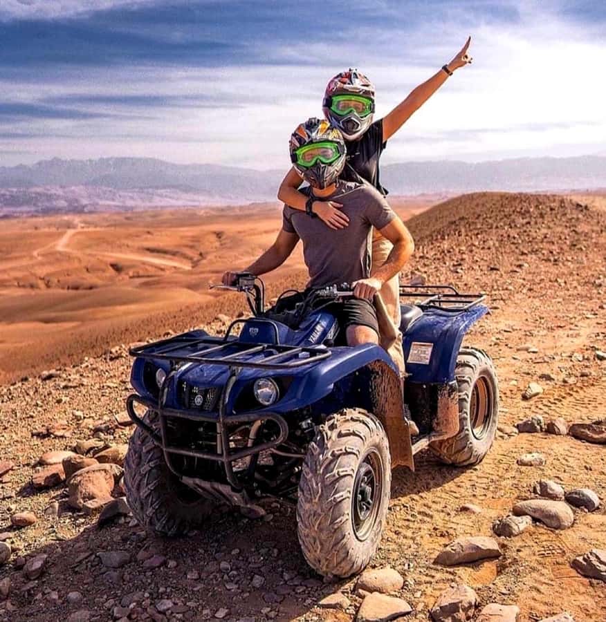 Quad biking in Agafay Desert with lunch & Camel Ride & pool - Camel ride, but keep expectations realistic