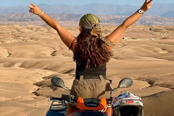 Quad biking in the Agafay Desert - Photo stop power: why timing matters in Agafay