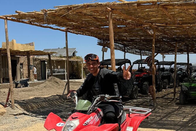 Quad ride in Agafay with lunch and swimming pool access - Lunch in a Desert Camp Setting: Included and Worth Planning For