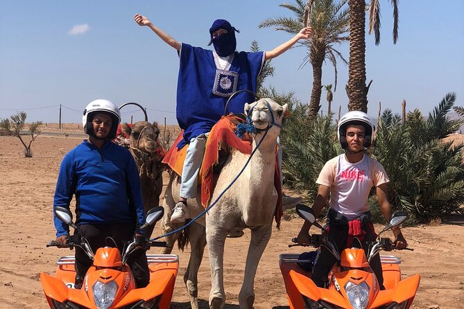Sensational quad and camel ride in the palm grove - How the 3-hour schedule really works (including the rides between)