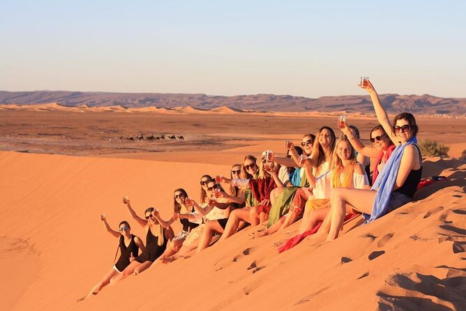 Shared Group 3 Days/2Nights: Fez to Marrakech Sahara Tour - Camel trek and desert camp dinner: the moment the tour earns its name