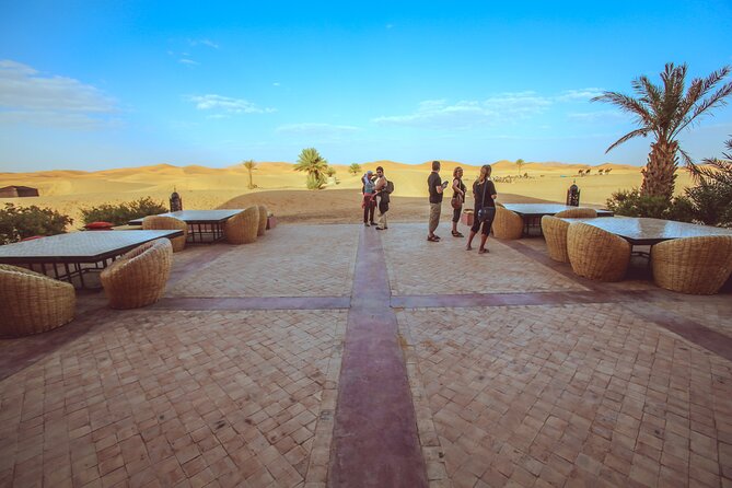 Shared Group Desert Tour Fes To Marrakech Via Merzouga 3 Days - Camel rides at sunset and sunrise: what you should expect