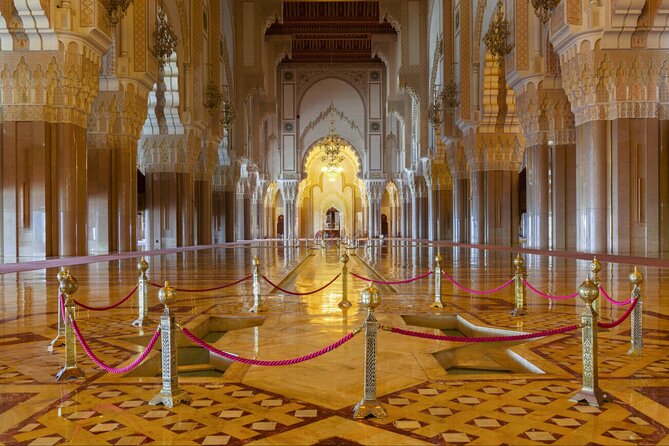 Skip the line Hassan 2 mosque Premium Tour entry ticket included - Mosaics, stained glass, and the big design story
