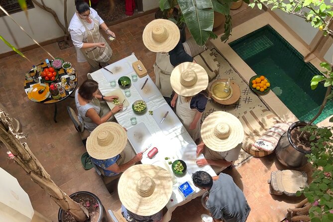 Small-Group Cooking Class Experience in a Marrakech Riad - A Courtyard Riads Classroom in Marrakechs Medina