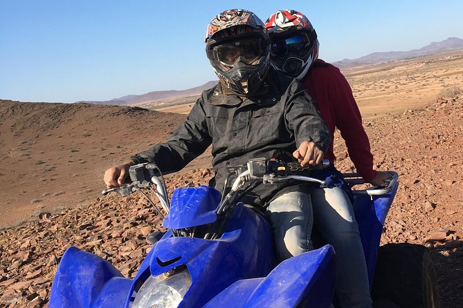 Sunset Camel Ride Quad Tour In Agafay Desert With Dinner - Your hour on camel, with Atlas views on the route