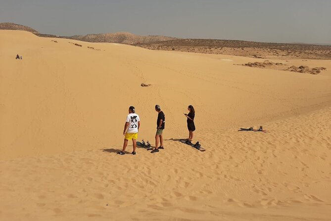 SUNSET Sandbording in AGADIR - Sandboarding at the Beach Dunes: Slide, Then Climb Back