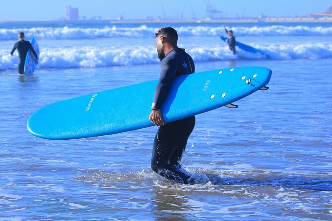 Surf lessons and guiding in Agadir - Agadir surf lessons on the Atlantic: why this setting works