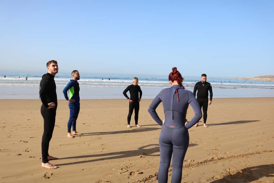 Surf Lessons with Local instructor - The instructors: Mohammed, Abdellah, and Jamal in the spotlight