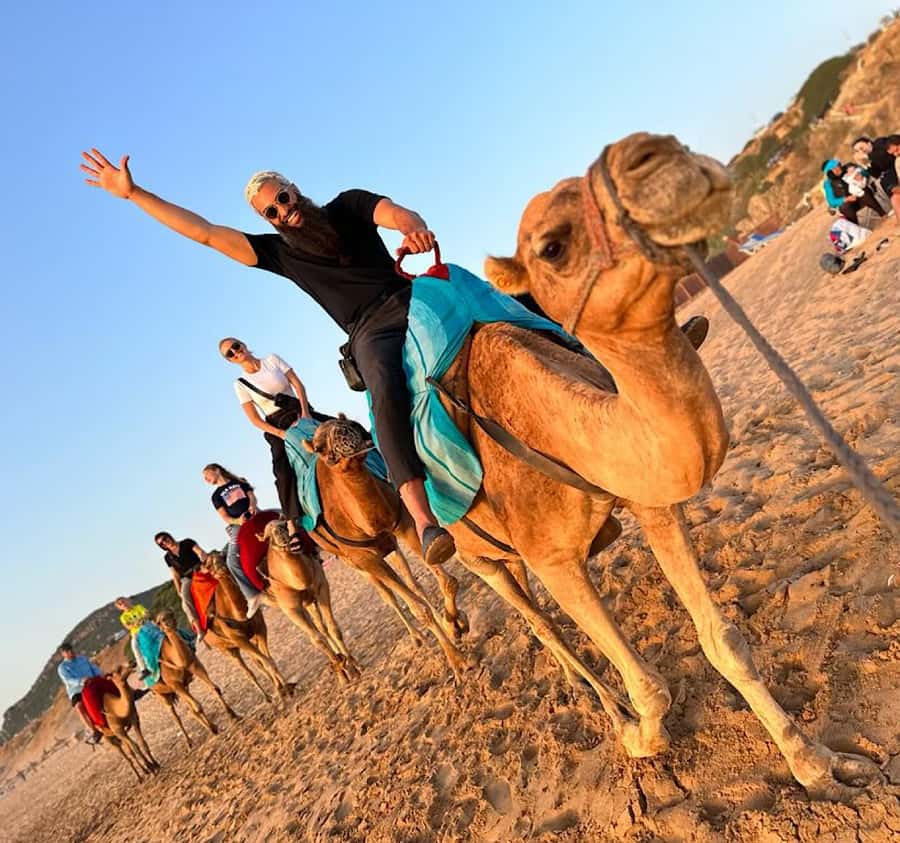 Tangier: Achakar Beach Sunset Camel Ride & Moroccan Dinner - Key moments that make this Tangier tour special