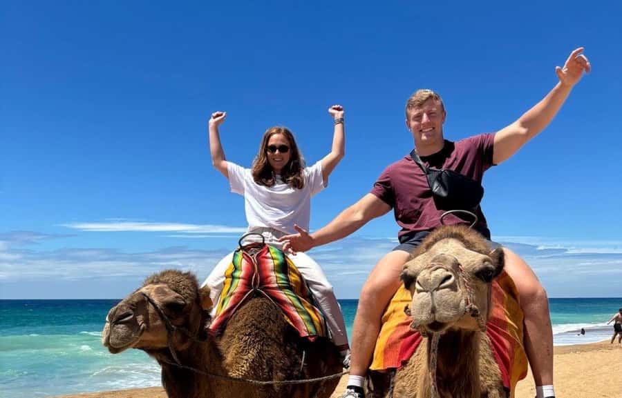 Tangier: Cap Spartel, Hercules Caves & Camel Riding - Achakkar Beach Camel Riding: A Fun Moroccan Moment on the Atlantic