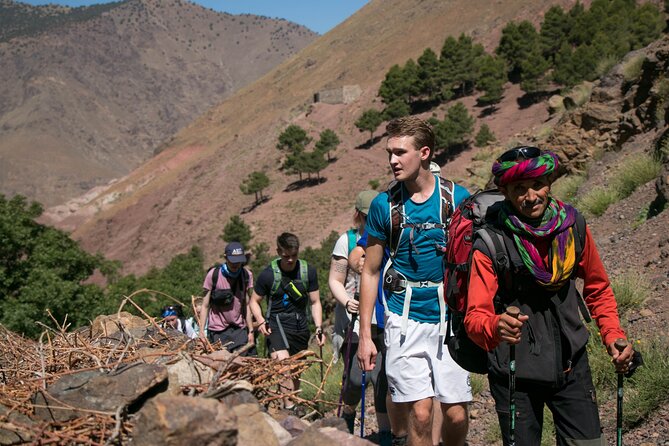 Toubkal trek - 2 days - Day 1 up the Mizane Valley: Sidi Chamarouch and the long steady climb