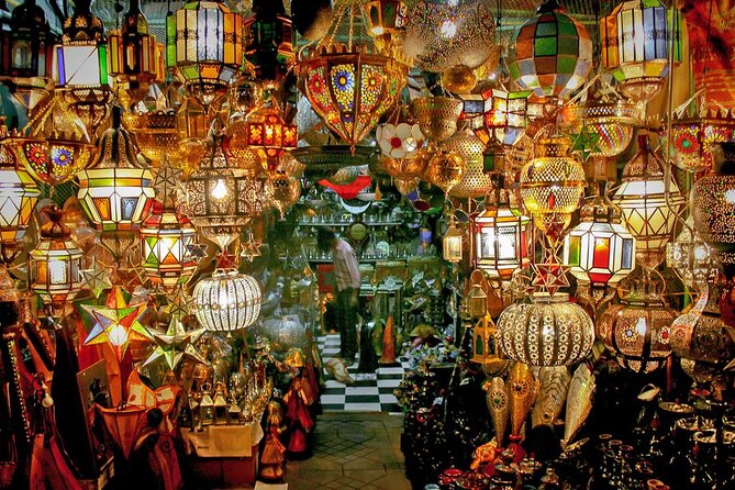 VIP shopping tour in the local souks of Marrakech - Stop 1: Jemaa el-Fnaa, where crafts, entertainment, and bargaining collide