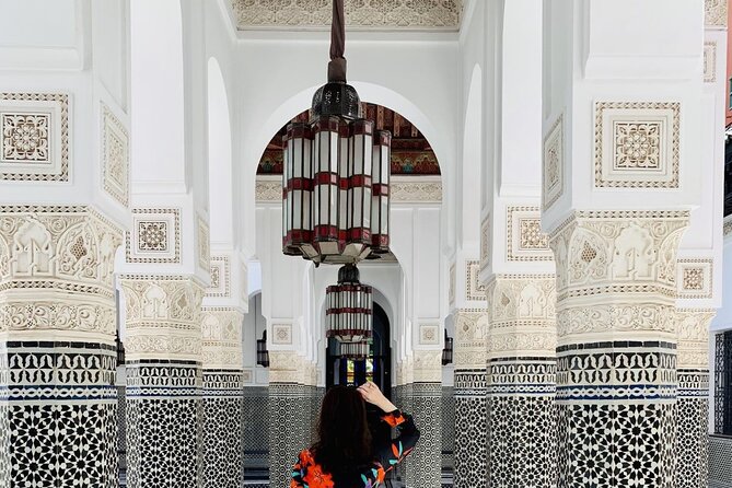 Visit of the Souks and Historical Monuments of Marrakech - Koutoubia Mosque and the Almohad minaret that marks Marrakech