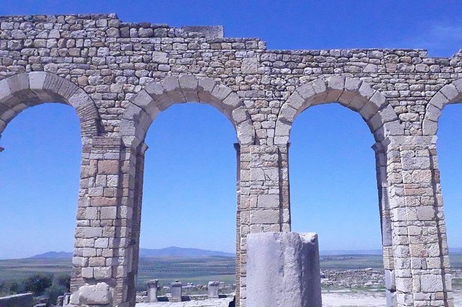 Volubilis mulay idriss and meknas tour - Hedim square and Bab Mansour El: the imperial postcard, plus Dar Jamai crafts