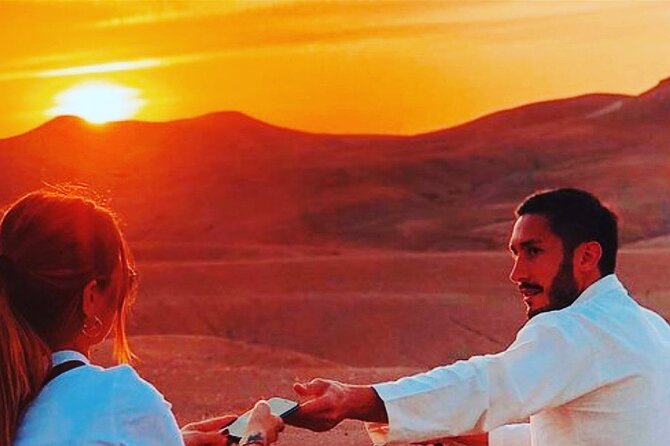 WOW dinner at Agafay Desert with Sunset from Marrakech - Sunset viewing, timing, and why photos might surprise you